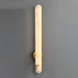 Alabaster Column Wall Light – Vertical Ambient Lamp with Minimalist Design - View 6