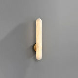 Alabaster Column Wall Light – Vertical Ambient Lamp with Minimalist Design - View 7