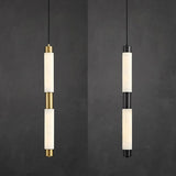 Alabaster Cylindrical Single Pendant | Modern Pendant Lighting