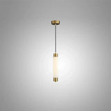 Alabaster Cylindrical Single Pendant | Modern Pendant Lighting