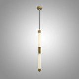 Alabaster Cylindrical Single Pendant | Modern Pendant Lighting