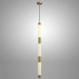 Alabaster Cylindrical Single Pendant | Modern Pendant Lighting