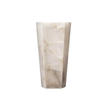 alabaster hexagonal sconce