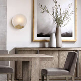 metal frame wall light