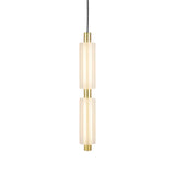 Alabaster Pendant Lamp – Cylindrical LED Pendant for Modern Indoor Lighting