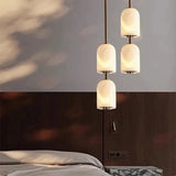 Alabaster Triple Pendant Ceiling Light for Elegant Home Interior Design - View 2