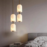 Alabaster Triple Pendant Ceiling Light for Elegant Home Interior Design - View 3