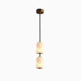Alabaster Triple Pendant Ceiling Light for Elegant Home Interior Design