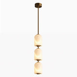 Alabaster Triple Pendant Ceiling Light for Elegant Home Interior Design