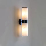 Alabaster Tube Wall Light | Soft Vertical Glow Fixture - View 10
