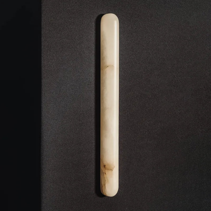 Alabaster Tubular Wall Light