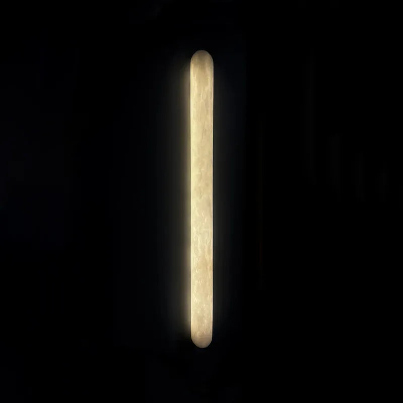 Alabaster Tubular Wall Light