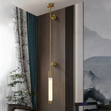 Alabaster Verita Column Wall Sconce | Linear Wall Lighting for Indoor Accents - View 2