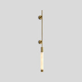 Alabaster Verita Column Wall Sconce | Linear Wall Lighting for Indoor Accents - View 9