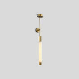 Alabaster Verita Column Wall Sconce | Linear Wall Lighting for Indoor Accents - View 13