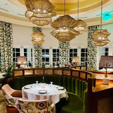 Alondra Chandelier Rattan Light