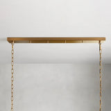 andreas linear chandelier