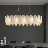 contemporary glass chandelier
