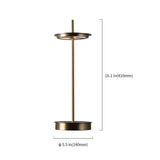 brass shade table lamp