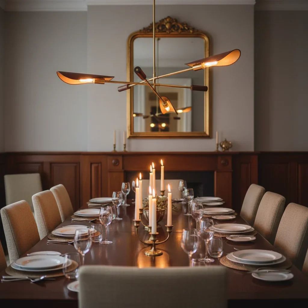 Astrid Chandelier in a styled interior — Zolivart Lighting