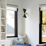 asymmetrical wall sconce