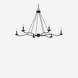 Atherton Forged Iron Chandelier 6-Light
