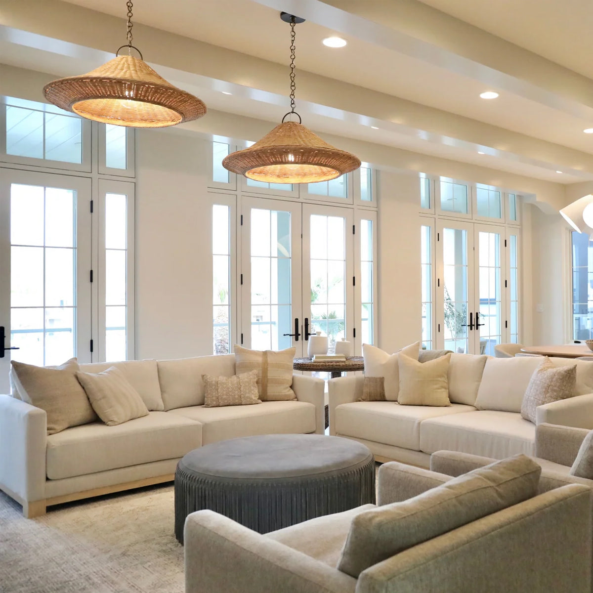 Baychester Pendant — Urban Industrial Hanging Light with Warm City Glow