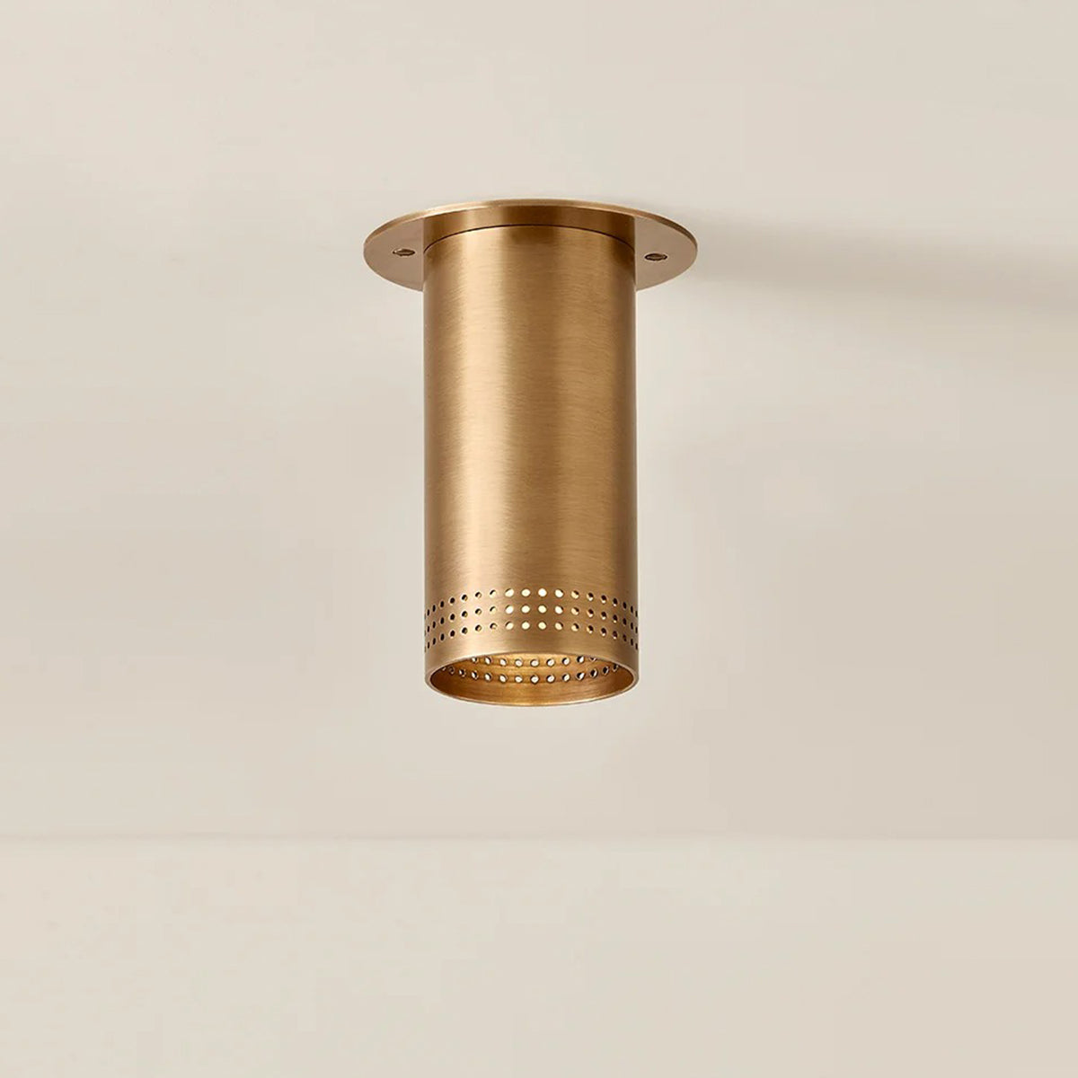 Berg Flush Mount - Designer Perforated Steel Downlight