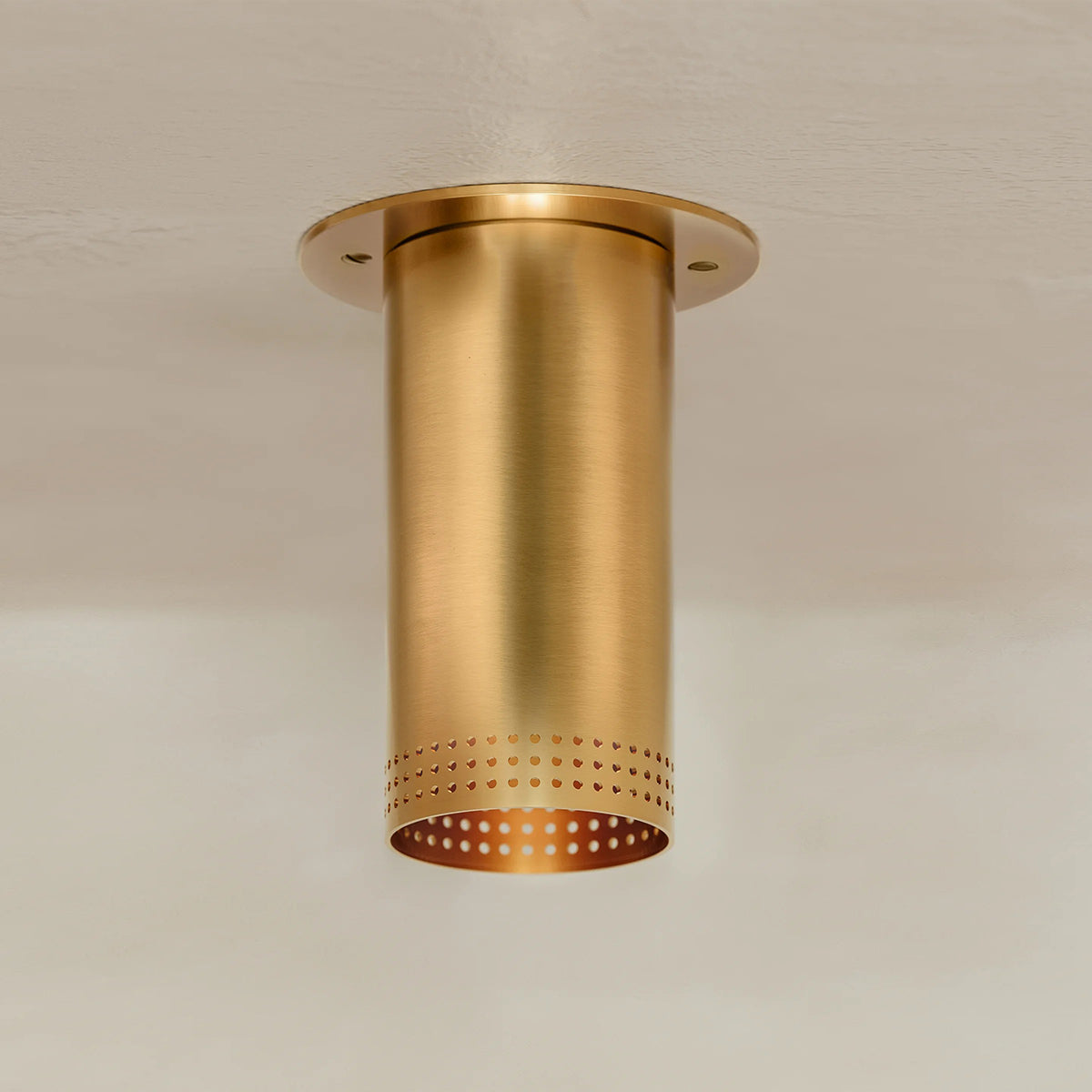 Berg Flush Mount - Designer Perforated Steel Downlight