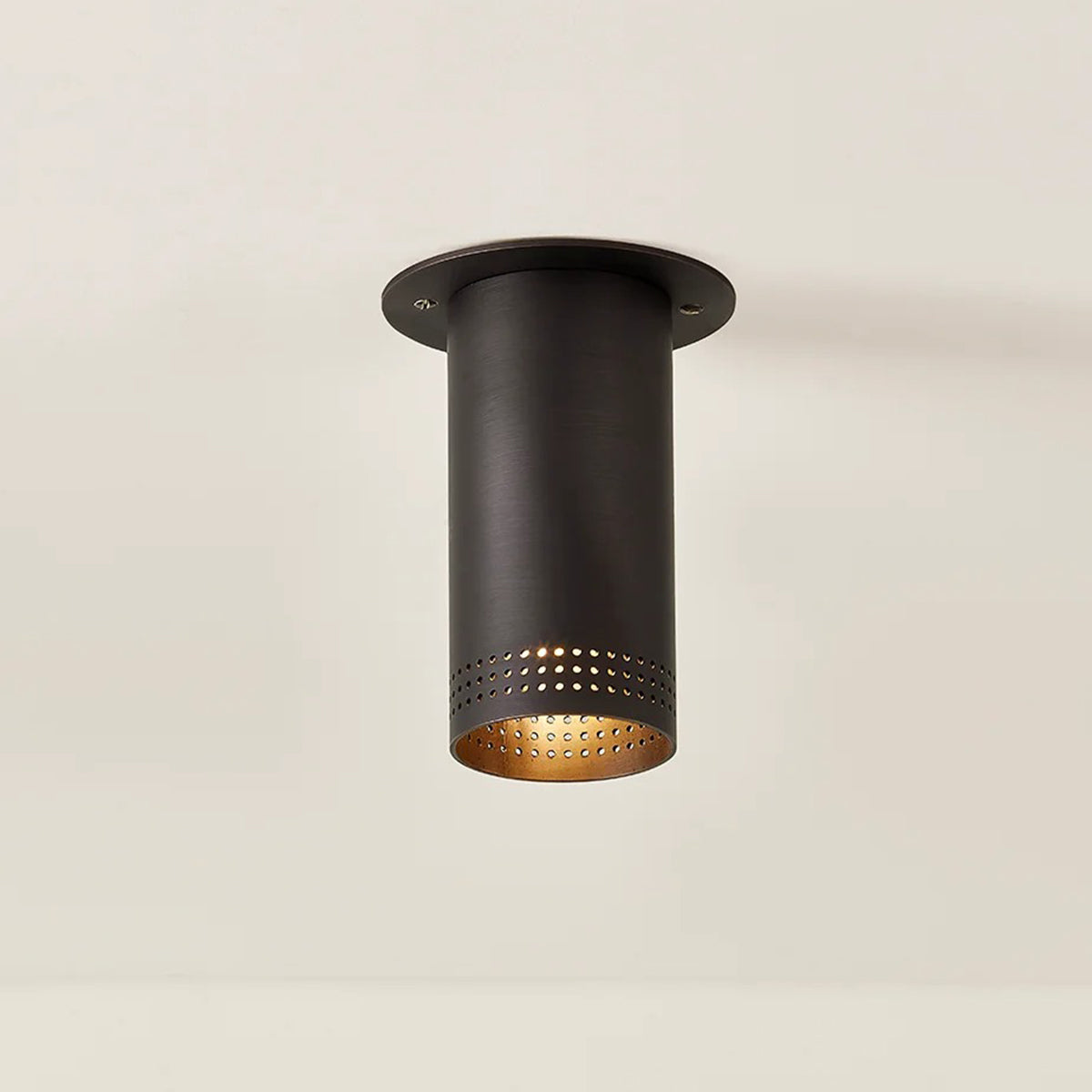 Berg Flush Mount - Designer Perforated Steel Downlight