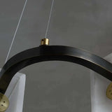 matte black modern chandelier