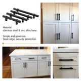 Matte Black Cabinet Handles  for Kitchen and Bathroom