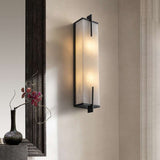 black marble wall sconce