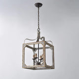 boho rustic lantern chandelier