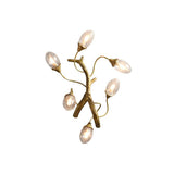 luxury leaf design sconce