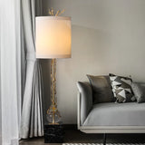 brass floor lamp