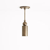 Brass Cylinder Ceiling Spotlight