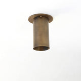 Brass Cylinder Ceiling Spotlight