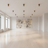 Brass Cylinder Ceiling Spotlight