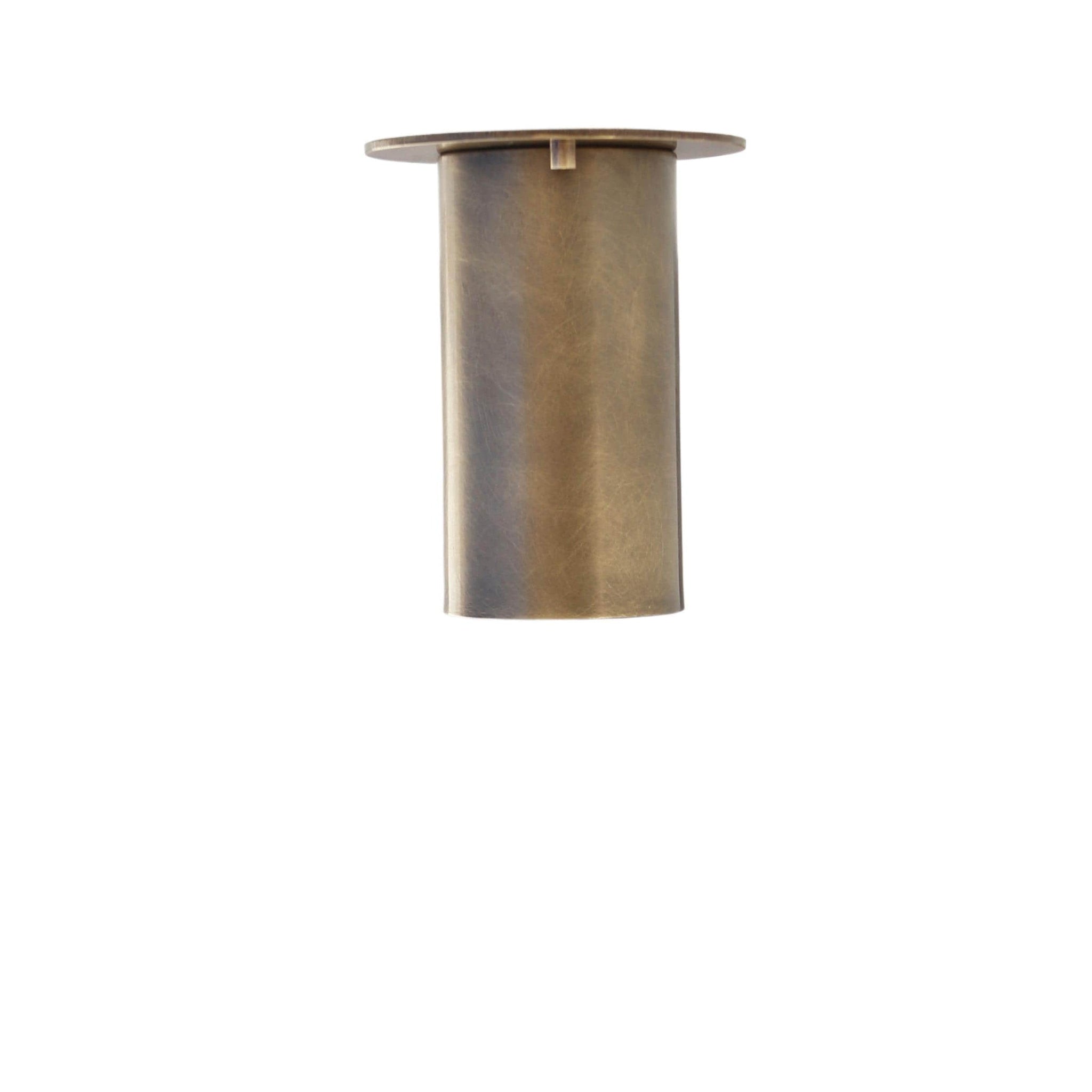 Brass Cylinder Ceiling Spotlight