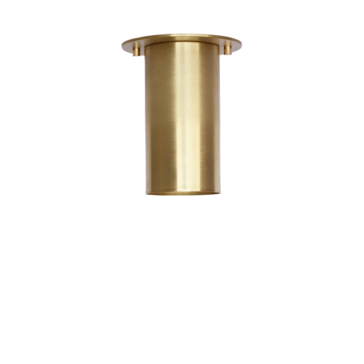 Brass Cylinder Ceiling Spotlight