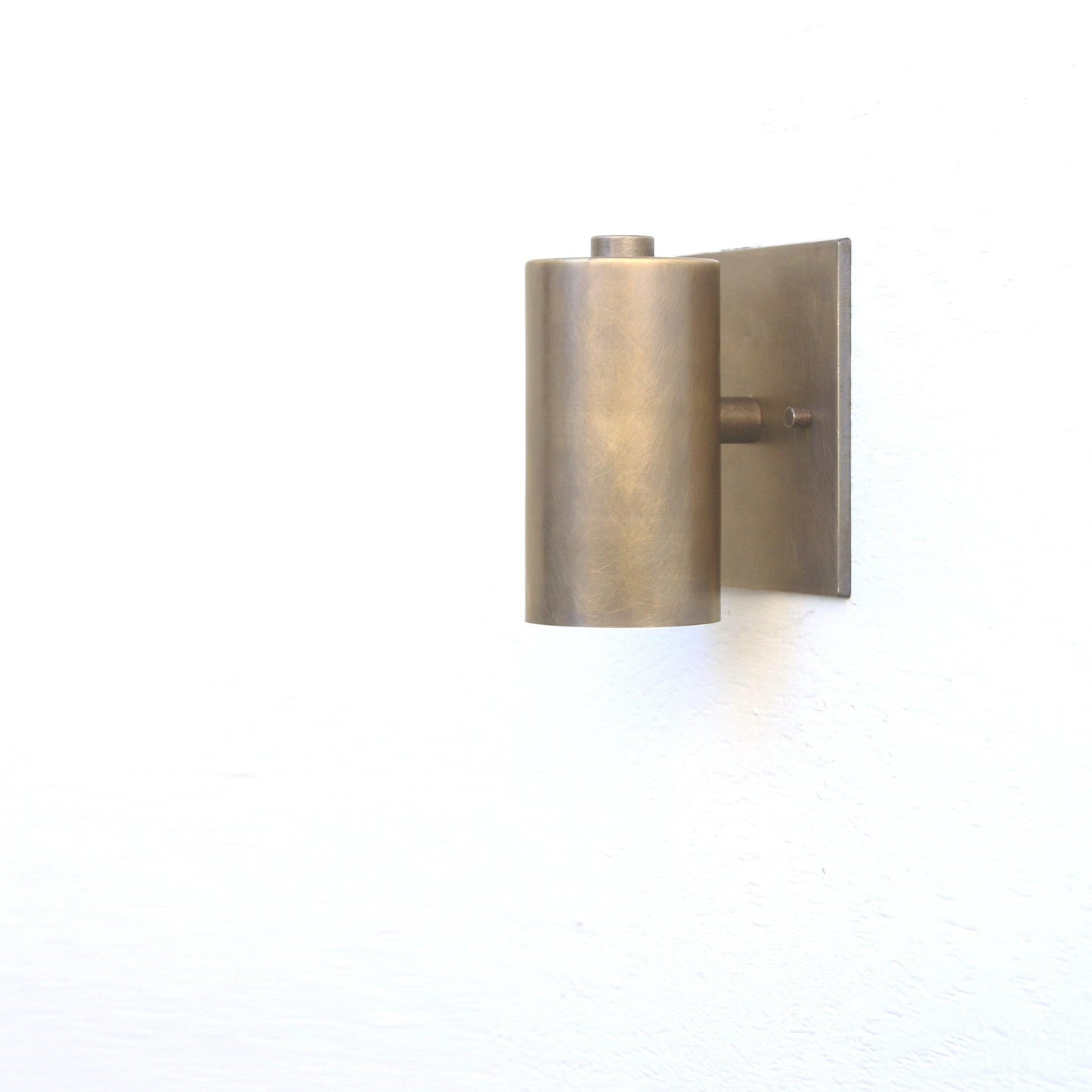 Brass Cylinder Wall Sconce