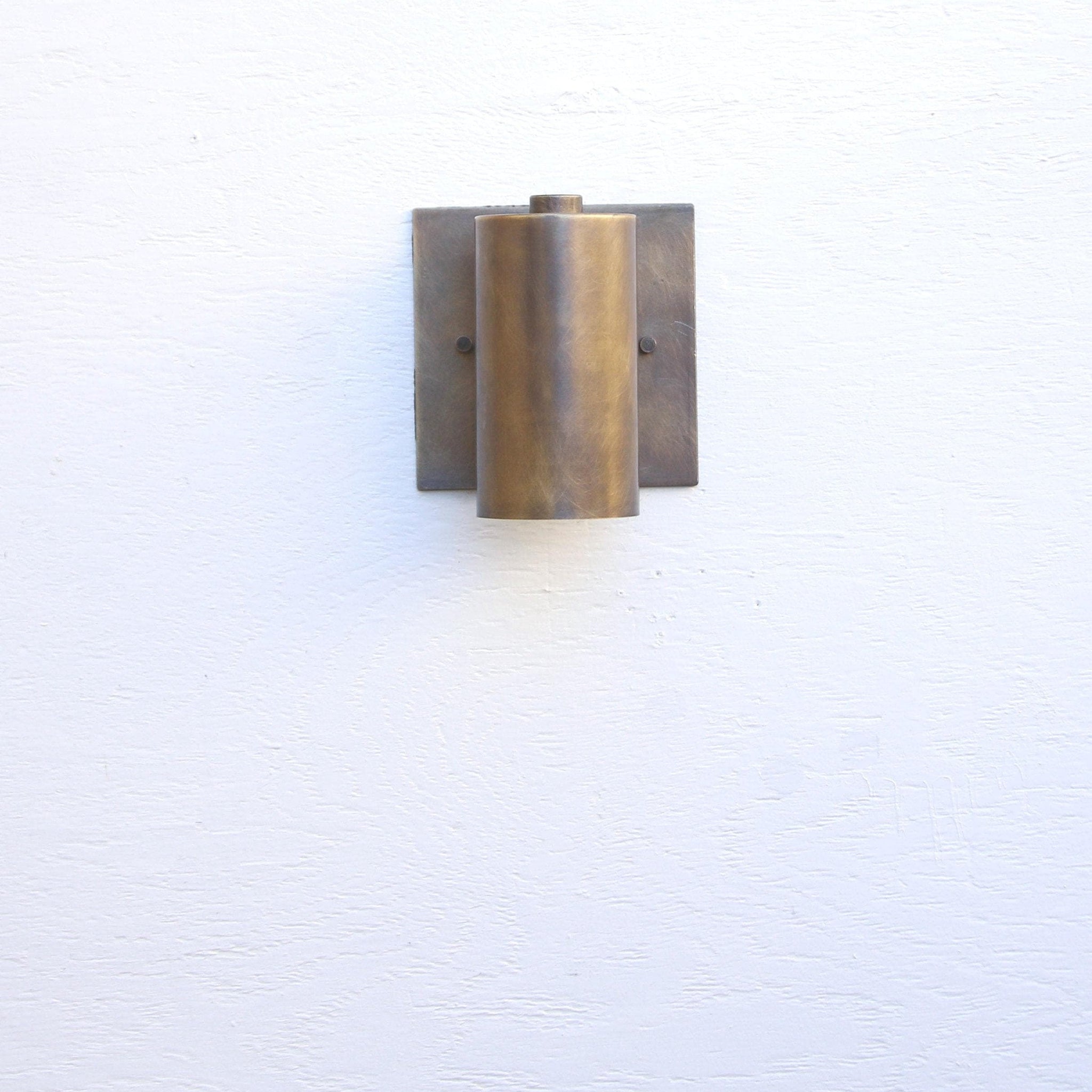 Brass Cylinder Wall Sconce