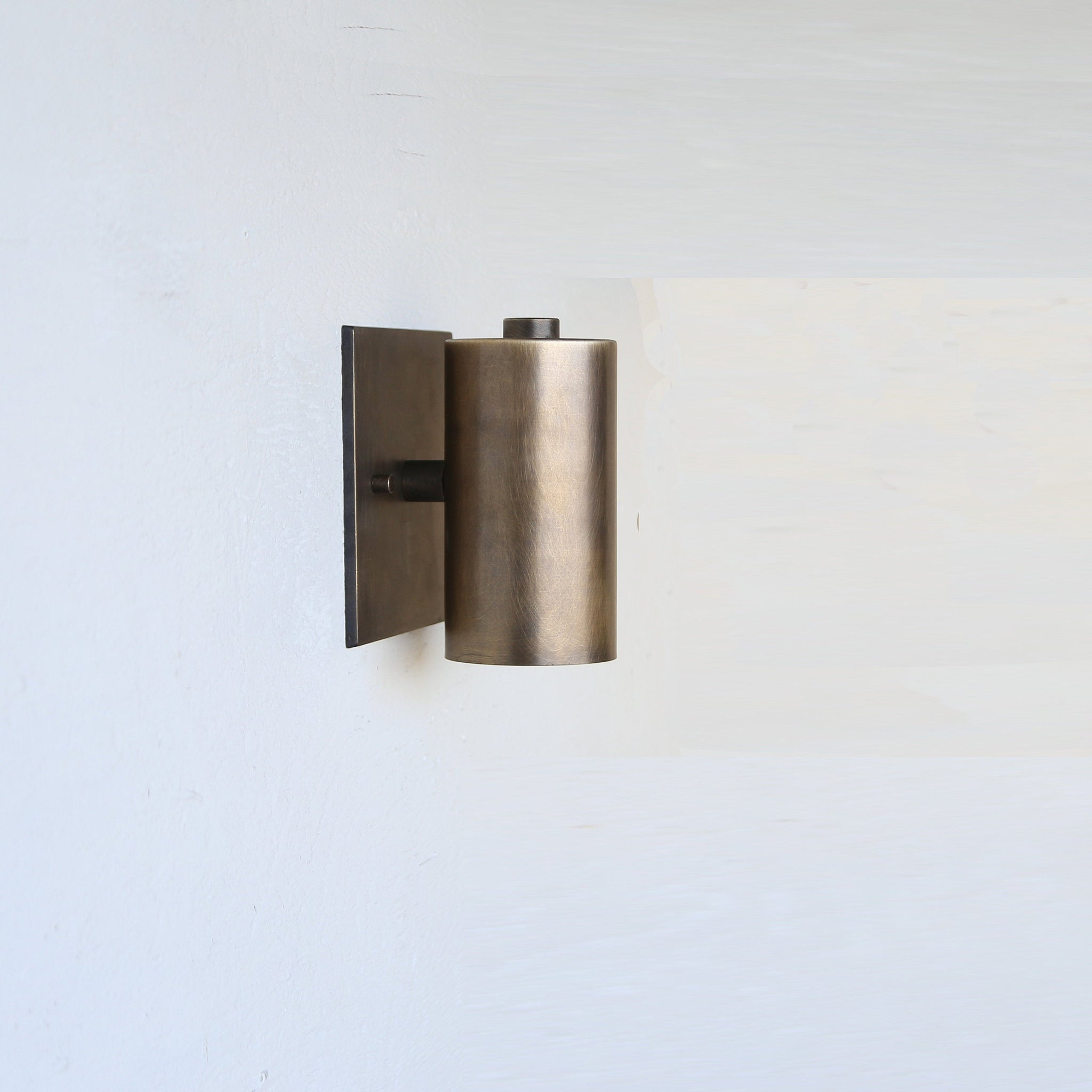 Brass Cylinder Wall Sconce