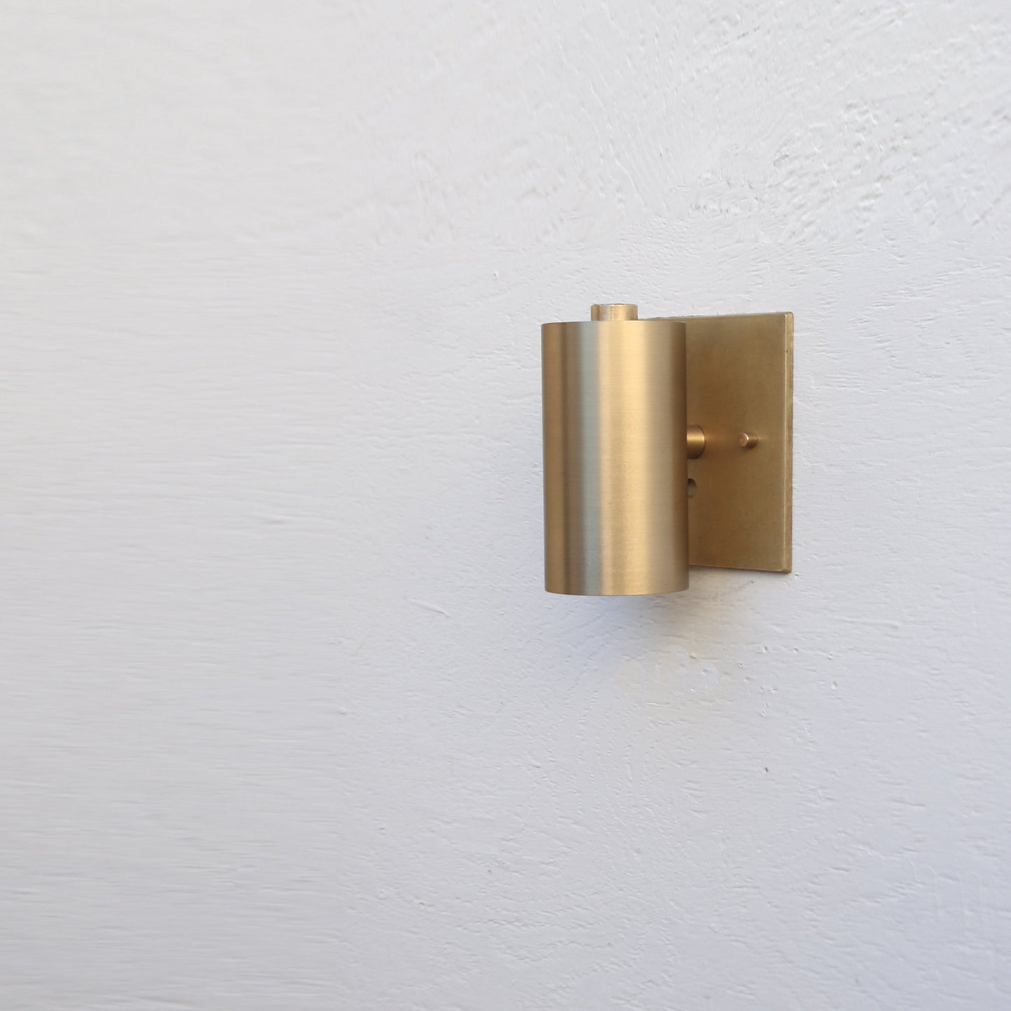 Brass Cylinder Wall Sconce