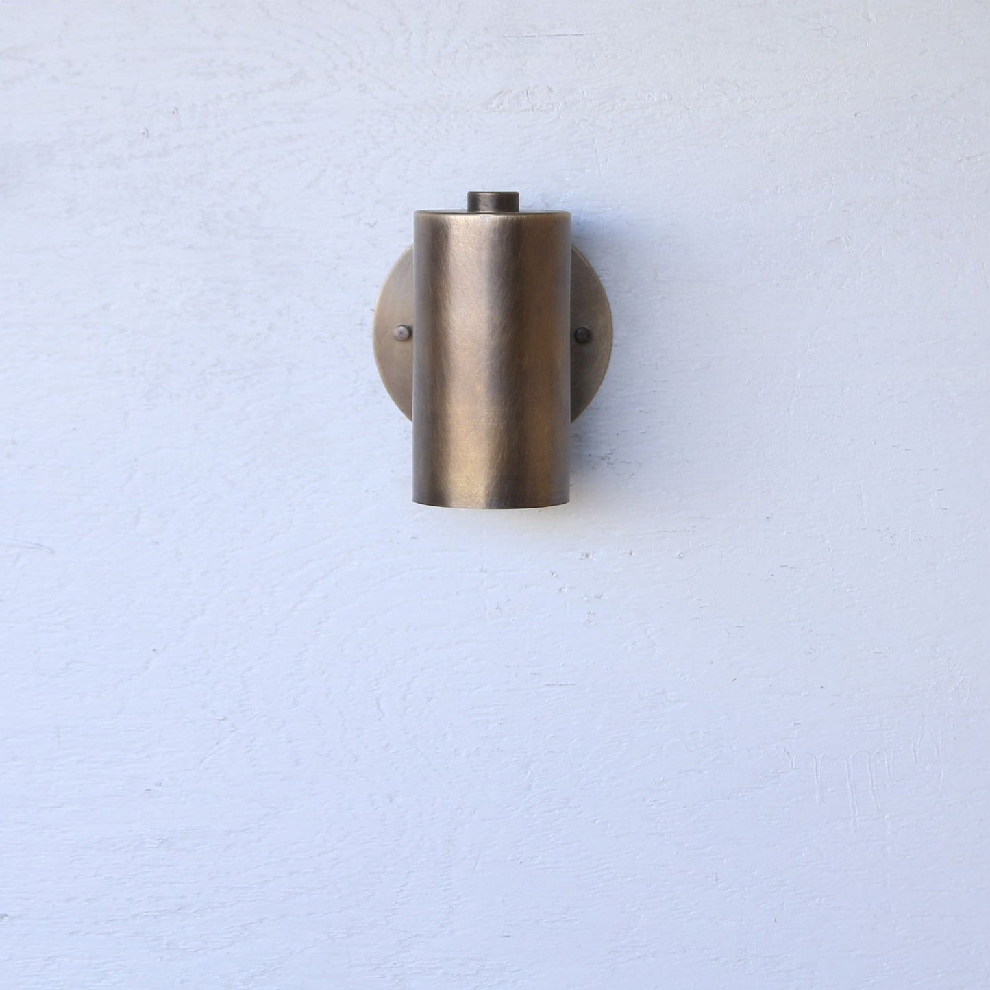 Brass Cylinder Wall Sconce