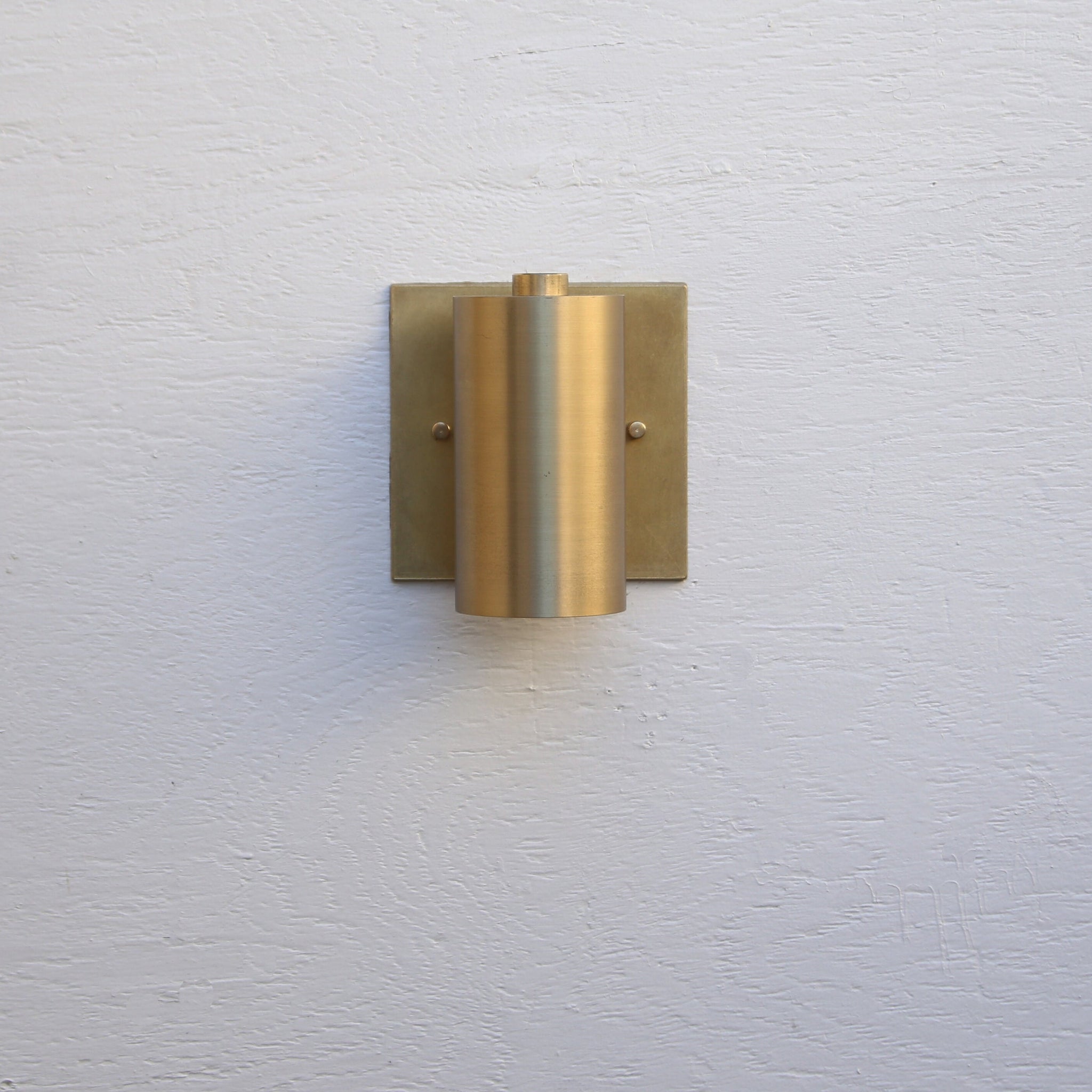 Brass Cylinder Wall Sconce