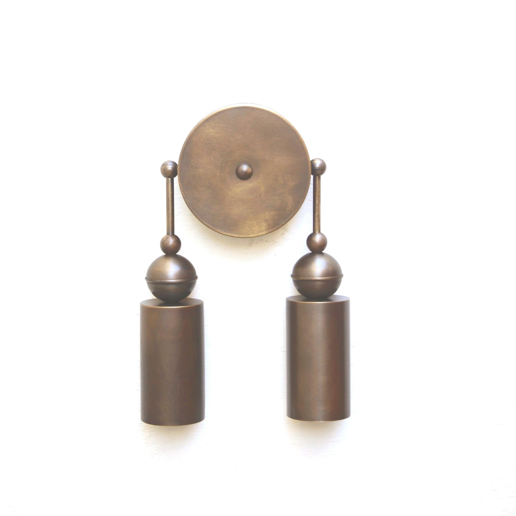 Brass Cylinder Wall Sconce