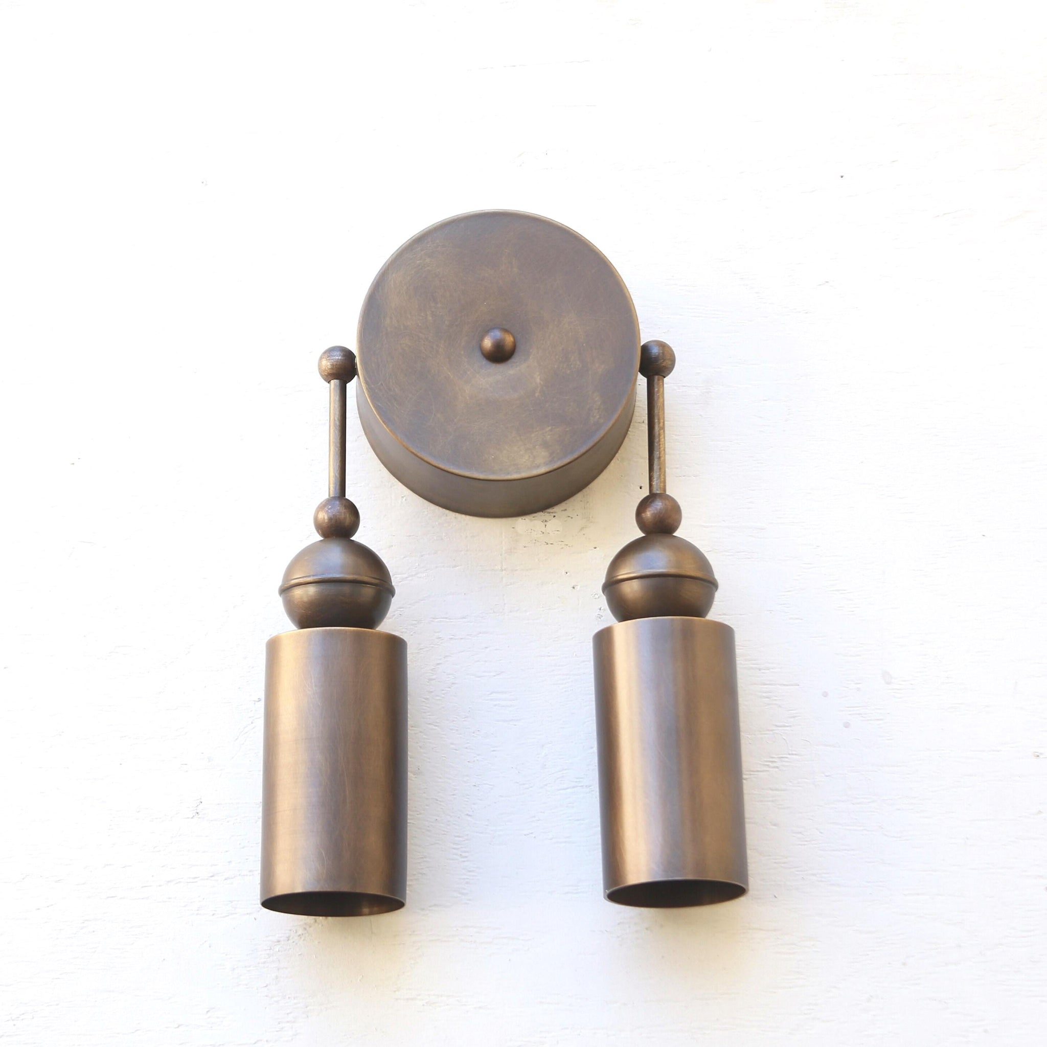 Brass Cylinder Wall Sconce