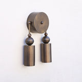 Brass Cylinder Wall Sconce